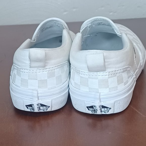Vans Classic Slip-On Stackform Checkerboard Classic White Size 35 - Picture 3 of 10